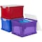 Storex Storage Cubes, Plastic, 14-1/4"x17-14"x10-1/2", 3/ST, AST PK STX62012U03C - alternate 1